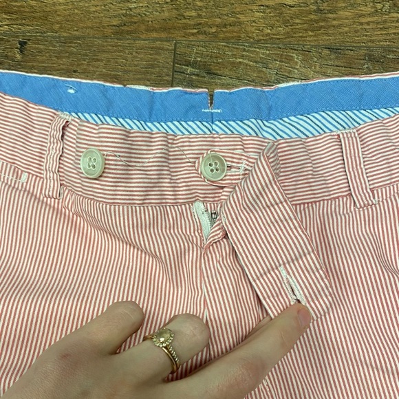 Peter Millar Men’s Cotton Blend Striped Shorts Size 34 - Picture 2 of 5